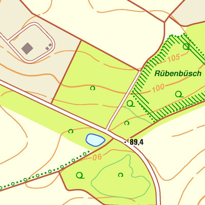 Bezirksregierung Köln Bedburg 1 (1:10,000) digital map