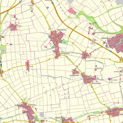 Bezirksregierung Köln Bedburg 1 (1:25,000) digital map
