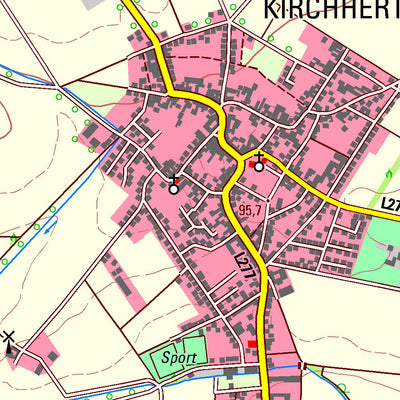 Bezirksregierung Köln Bedburg 1 (1:25,000) digital map