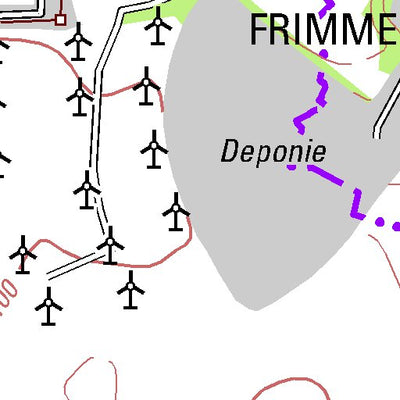 Bezirksregierung Köln Bedburg (1:100,000) digital map
