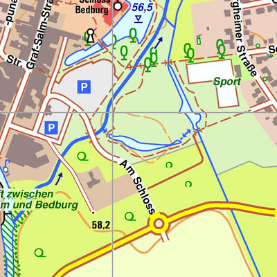 Bezirksregierung Köln Bedburg 2 (1:10,000) digital map