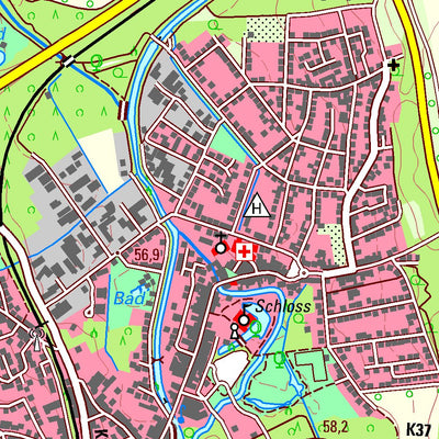 Bezirksregierung Köln Bedburg 2 (1:25,000) digital map