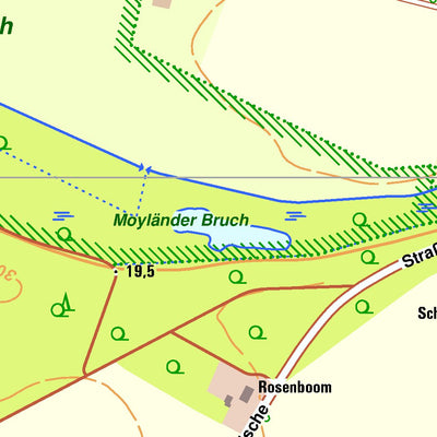 Bezirksregierung Köln Bedburg-Hau 1 (1:10,000) digital map
