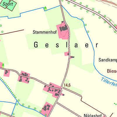 Bezirksregierung Köln Bedburg-Hau (1:25,000) digital map