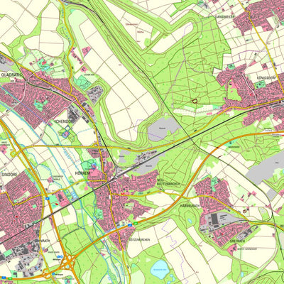 Bezirksregierung Köln Bergheim 2 (1:25,000) digital map