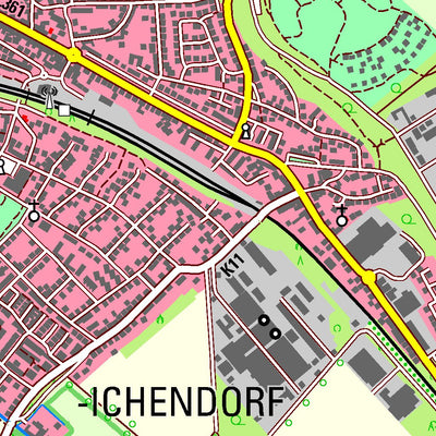 Bezirksregierung Köln Bergheim 2 (1:25,000) digital map
