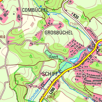 Bezirksregierung Köln Bergisch Gladbach (1:25,000) digital map