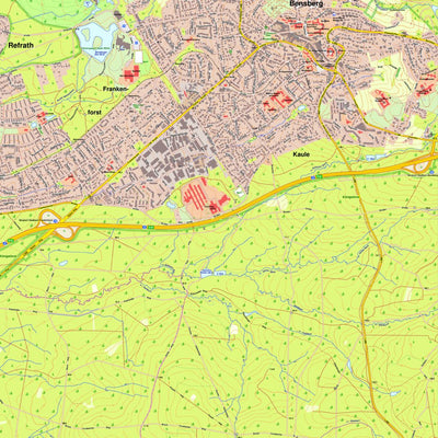 Bezirksregierung Köln Bergisch Gladbach 6 (1:10,000) digital map