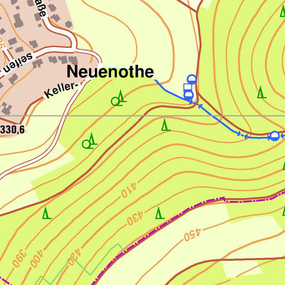 Bezirksregierung Köln Bergneustadt 3 (1:10,000) digital map