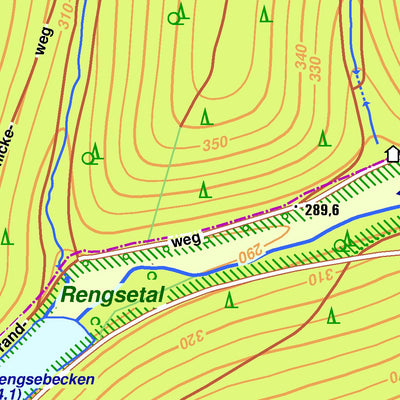 Bezirksregierung Köln Bergneustadt 4 (1:10,000) digital map