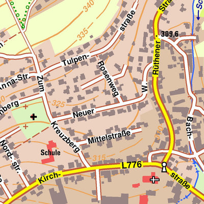 Bezirksregierung Köln Bestwig 1 (1:10,000) digital map