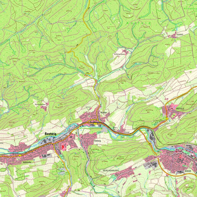 Bezirksregierung Köln Bestwig 1 (1:25,000) digital map