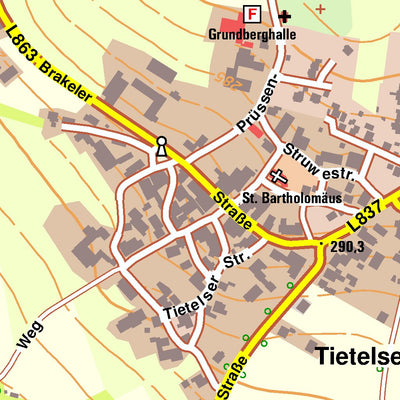 Bezirksregierung Köln Beverungen 7 (1:10,000) digital map