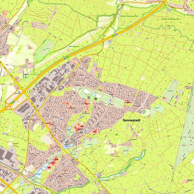 Bezirksregierung Köln Bielefeld 2 (1:10,000) digital map