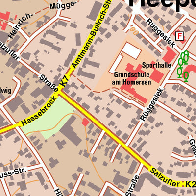 Bezirksregierung Köln Bielefeld 5 (1:10,000) digital map