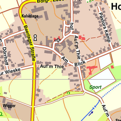 Bezirksregierung Köln Billerbeck 2 (1:10,000) digital map