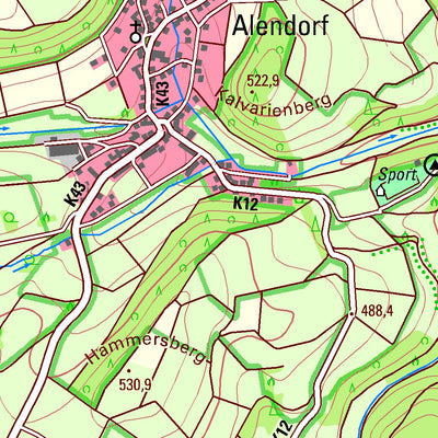 Bezirksregierung Köln Blankenheim 4 (1:25,000) digital map