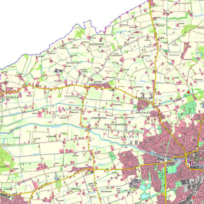 Bezirksregierung Köln Bocholt 1 (1:25,000) digital map