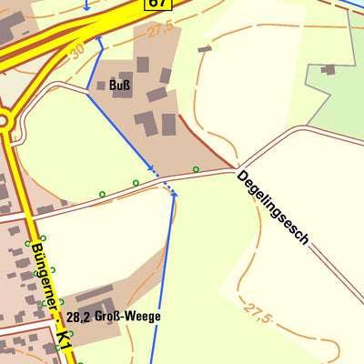 Bezirksregierung Köln Bocholt 3 (1:10,000) digital map