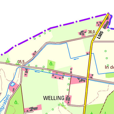 Bezirksregierung Köln Bocholt 3 (1:25,000) digital map