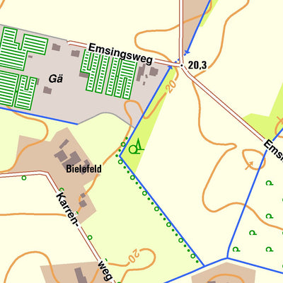 Bezirksregierung Köln Bocholt 4 (1:10,000) digital map