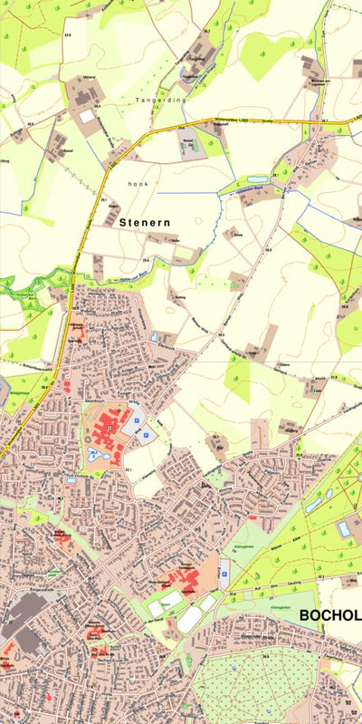 Bezirksregierung Köln Bocholt 8 (1:10,000) digital map