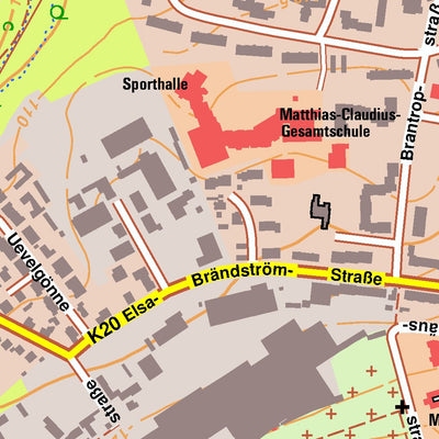 Bezirksregierung Köln Bochum 1 (1:10,000) digital map