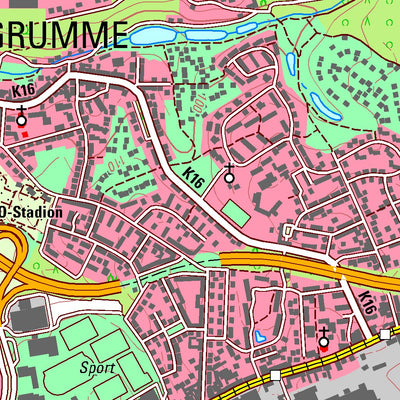 Bezirksregierung Köln Bochum 1 (1:25,000) digital map