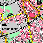 Bezirksregierung Köln Bochum (1:100,000) digital map