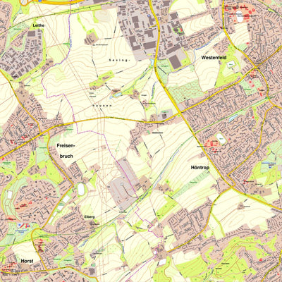 Bezirksregierung Köln Bochum 10 (1:10,000) digital map