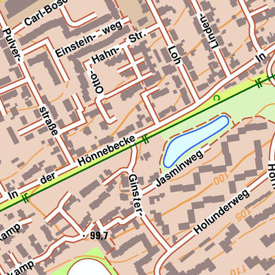 Bezirksregierung Köln Bochum 10 (1:10,000) digital map
