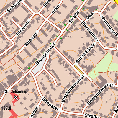 Bezirksregierung Köln Bochum 2 (1:10,000) digital map