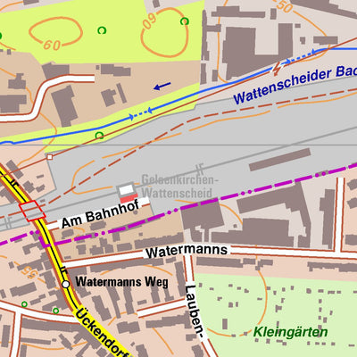 Bezirksregierung Köln Bochum 3 (1:10,000) digital map