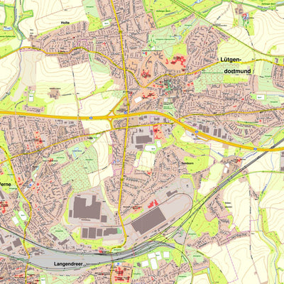 Bezirksregierung Köln Bochum 8 (1:10,000) digital map