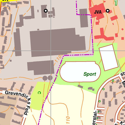 Bezirksregierung Köln Bochum 8 (1:10,000) digital map