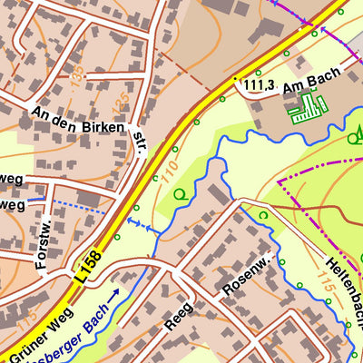 Bezirksregierung Köln Bonn 4 (1:10,000) digital map
