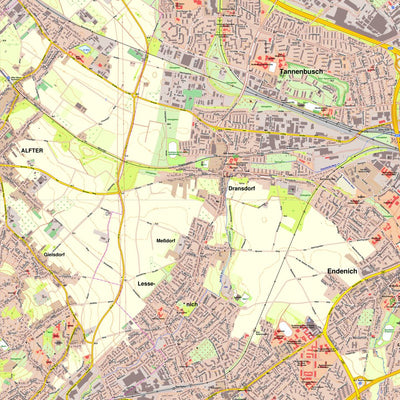 Bezirksregierung Köln Bonn 6 (1:10,000) digital map