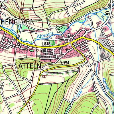 Bezirksregierung Köln Borchen (1:50,000) digital map
