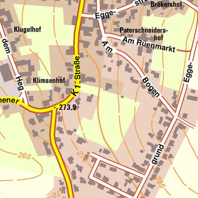 Bezirksregierung Köln Borchen 5 (1:10,000) digital map