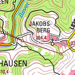 Bezirksregierung Köln Borgentreich 1 (1:100,000) digital map