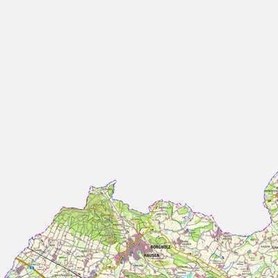Bezirksregierung Köln Borgholzhausen (1:50,000) digital map
