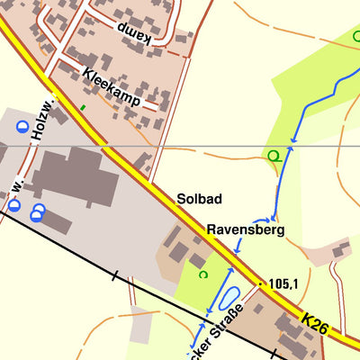 Bezirksregierung Köln Borgholzhausen 4 (1:10,000) digital map