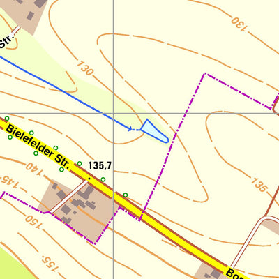 Bezirksregierung Köln Borgholzhausen 5 (1:10,000) digital map