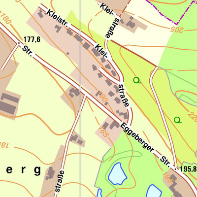 Bezirksregierung Köln Borgholzhausen 5 (1:10,000) digital map