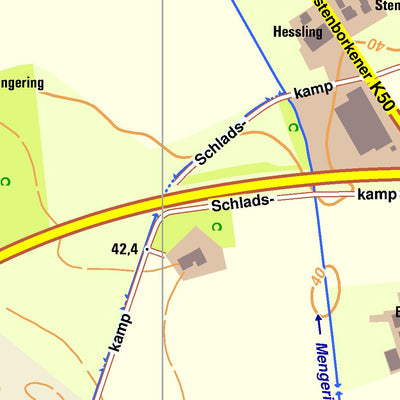 Bezirksregierung Köln Borken 1 (1:10,000) digital map