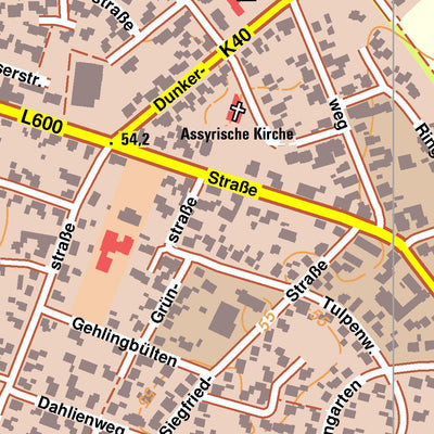 Bezirksregierung Köln Borken 3 (1:10,000) digital map