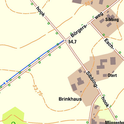 Bezirksregierung Köln Borken 5 (1:10,000) digital map