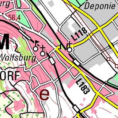 Bezirksregierung Köln Bornheim (1:100,000) digital map