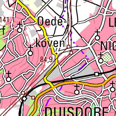 Bezirksregierung Köln Bornheim (1:100,000) digital map