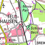 Bezirksregierung Köln Bottrop (1:100,000) digital map